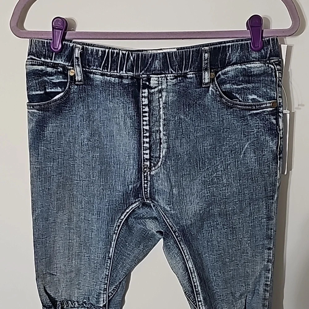 One Teaspoon Phoenix Killers Denim Jogger Pants NWT - Picture 3 of 10